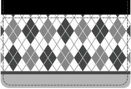 Learn more about Argyle New Black and White Debit Wallet