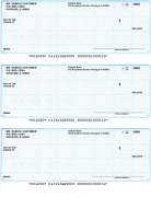 Teal Safety 3 Per Page Laser Checks