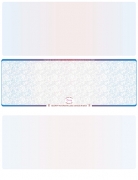 Blue Red Blank High Security Middle Laser Checks