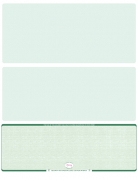 Green Safety Blank High Security Bottom Laser Checks