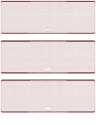 Learn more about Burgundy Safety Blank High Security 3 Per Page Laser Checks