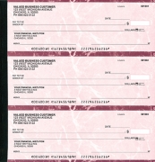 Learn more about Burgundy Marble Executive Deskbook Checks