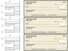 Tan Parchment General Business Checks