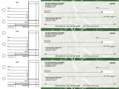 Green Marble Standard Business Checks