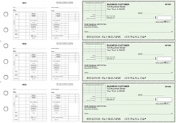 Green Safety Multi-Purpose Corner Voucher Business Checks