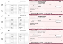 Learn more about Burgundy Marble Multi-Purpose Corner Voucher Business Checks