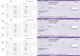 Learn more about Purple Marble Multi-Purpose Corner Voucher Business Checks
