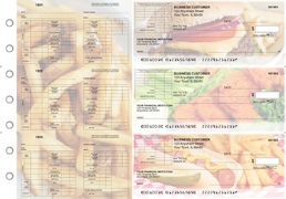 American Cuisine Multi-Purpose Corner Voucher Business Checks