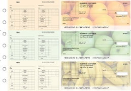 Fruit Multi-Purpose Corner Voucher Business Checks