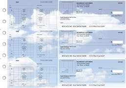 Learn more about Clouds Multi-Purpose Corner Voucher Business Checks