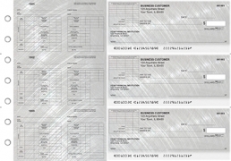 Learn more about Brushed Metal Multi-Purpose Corner Voucher Business Checks