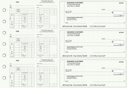 Green Knit Multi-Purpose Counter Signature Business Checks