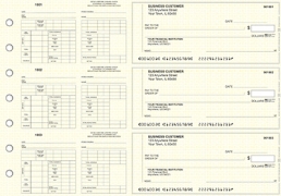 Yellow Knit Multi-Purpose Counter Signature Business Checks