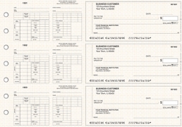 Tan Knit Multi-Purpose Counter Signature Business Checks