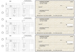 Learn more about Tan Parchment Multi-Purpose Counter Signature Business Checks