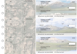 Learn more about Scenic Mountains Multi-Purpose Counter Signature Business Checks