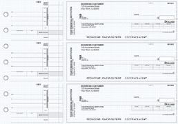 Learn more about Blue Knit Invoice Business Checks