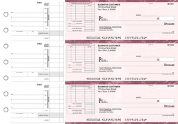 Learn more about Burgundy Marble Itemized Invoice Business Checks