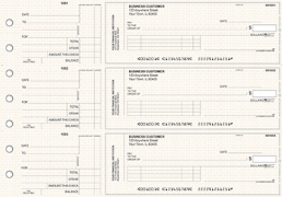 Learn more about Tan Knit Standard Invoice Business Checks