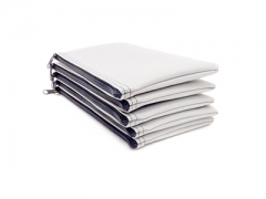 Learn more about White Zipper Bank Bag 5.5 X 10.5