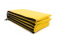 Learn more about Yellow Zipper Bank Bag 5.5 X 10.5