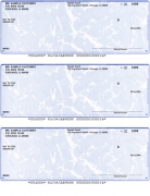 Blue Marble 3 Per Page Laser Checks