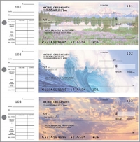Learn more about Nature's Majesty Desk Set Checks