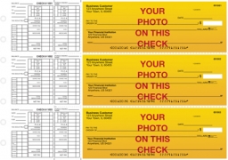 Custom Photo Payroll Business Checks