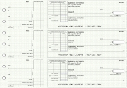Green Knit Standard Itemized Invoice Business Checks