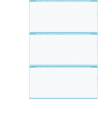 Blank Teal Safety 3 Per Page Wallet Checks