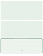 Green Safety Blank High Security Bottom Laser Checks