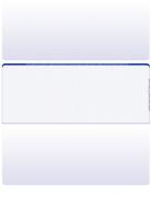 Blue Safety Blank Middle Laser Checks