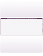 Violet Safety Blank Middle Laser Checks