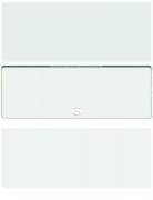 Green Safety Blank High Security Middle Laser Checks