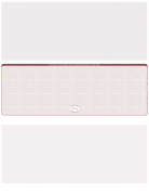 Burgundy Safety Blank High Security Middle Laser Checks