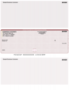 Burgundy Safety High Security Middle Laser Checks