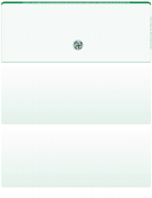 Green Safety Value Hologram Blank Top Laser Checks