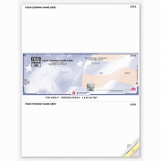 Learn more about Deluxe High Security Wounded Warriors Laser Middle Check