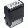 Click on Endorsement Stamp - Self-Inking , Custom Layout For More Details
