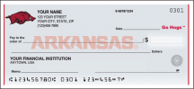 Arkansas Logo Collegiate Checks