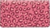 Leopard Prints Leather Cover Personal Checks