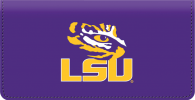 Click on LSU Fabric Checkbook Cover For More Details