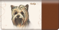 Click on Yorkie Dog Checkbook Cover For More Details