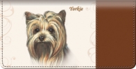 Yorkie Dog Checkbook Cover