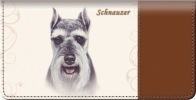 Click on Schnauzer Dog Checkbook Cover For More Details