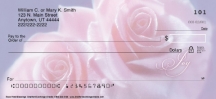 Soft Pink Roses Personal Checks