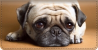 Click on Faithful Friends - Pug Checkbook Cover For More Details