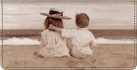 Click on Friends Forever Featuring Two Children Leather Checkbook Cover For More Details