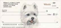 Westie Dog Personal Checks