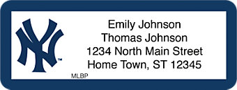 New York Yankees(TM) MLB(R) Return Address Label